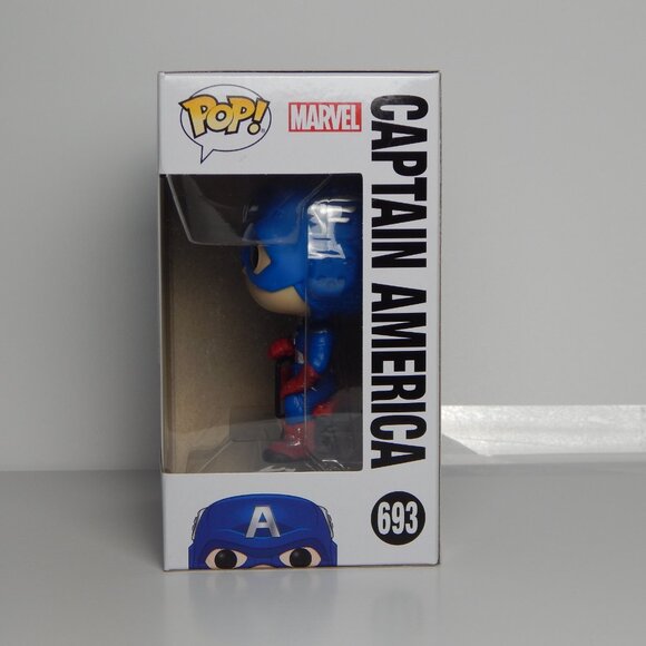 NIB Funko Pop! Spiderman Homecoming Captain America #693 - Picture 4 of 6